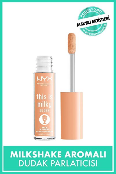 NYX Professional Makeup This Is Milky Gloss Dudak Parlatıcısı - Milk N Hunny