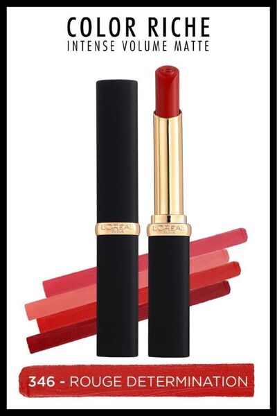 L'Oreal Paris Color Riche Intense Volume Matte Ruj - 346 Rouge Determination