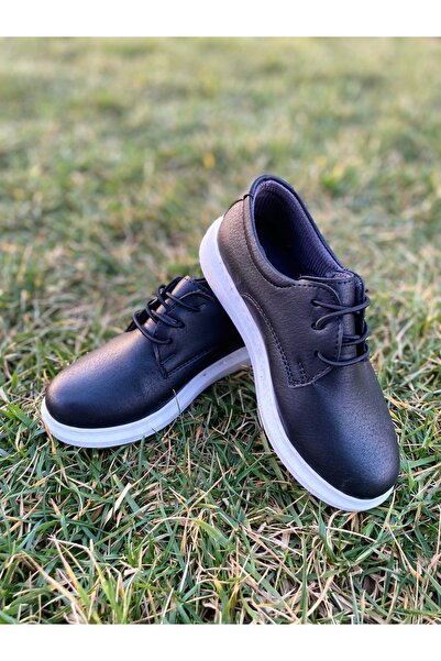 Bircan Men's Lace-Up Children's Classic School Circumcision Wedding Shoes
