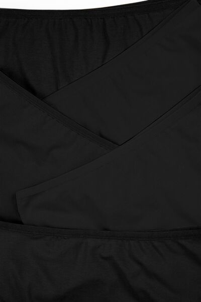 red iç giyim Cotton Oversize Large Size Women's Panties Bato 5 Pack Lycra High Waist Wide Brim Black