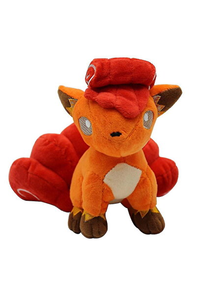 NB market Vulpix Ateş Fire 60-70cm Pokemon Extra Büyük Boy Peluş Oyuncak Figü...
