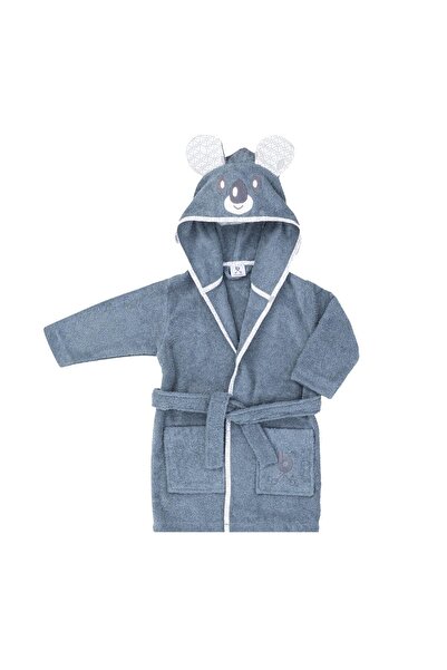 Gezenbebe Hero Kahraman Kapüşonlu Havlu Bebek Çocuk Bornozu Koala
