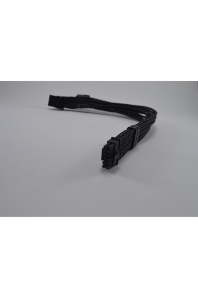 mm 3*8 Pin To 12VHPWR Sleeved Kablo (Siyah)