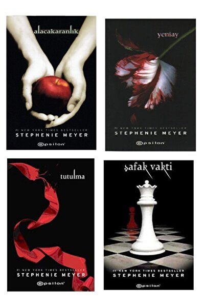 Epsilon Yayınevi Alacakaranlık Seti 4 Kitap - Stephenie Meyer