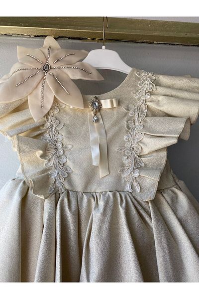 Tuğçe Denktaş Girl - Buckle and Tail Evening Dress