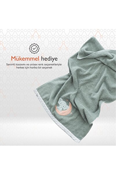 Gezenbebe Hero Дитяче та дитяче вишиване плаття - Слон (50X90)