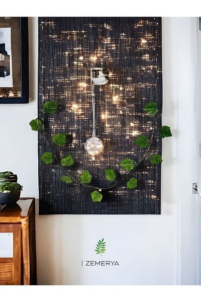 HayalAvm Zemerya - Leaf Green Long Ivy 1,20m – Διακόσμηση τεχνητών λουλουδιών, Στολίδι τραπεζιού, Φόντο