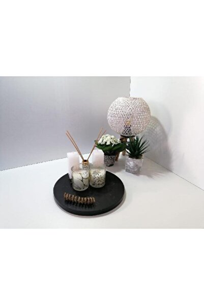 Başakmarble Kuvars Mermer Supla - Yuvarlak Sunumluk