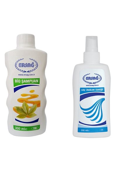 Ersağ Bio Shampoo and Hair Care Tonic - 300ml/200ml