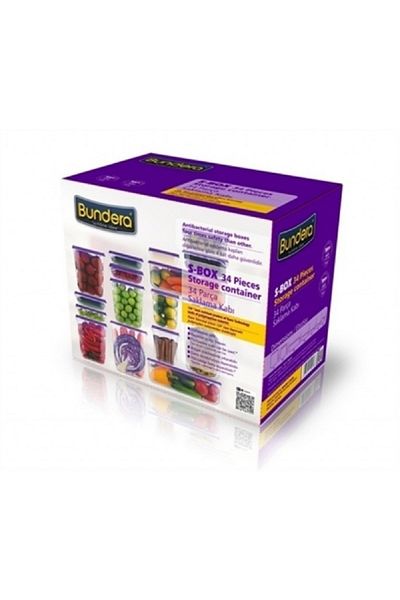 Bundera S-Box 34 Pieces Storage Container