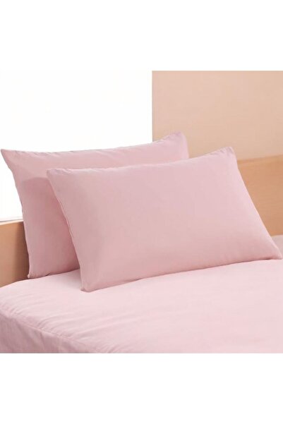 Erba kreasyon Fetă de pernă din bumbac roz 50x70 cm - Două fermoare