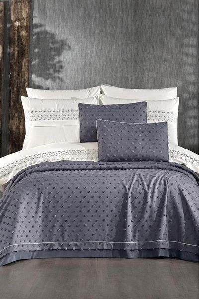 Çeyiz Diyarı Manchester 9 Piece Gray Dowry Set - Dowry Land