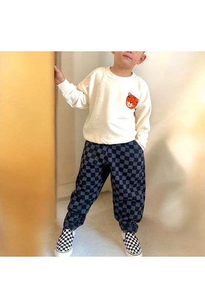 Lolliboomkids Σετ φούτερ και φούτερ με στάμπα σε κρεμ χρώμα New Season - Low Net