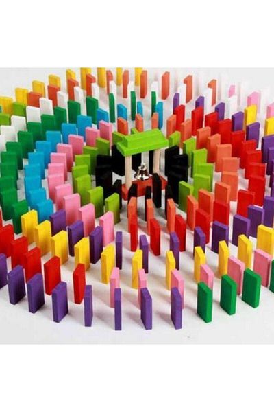 Onetick Anet 360 Piece Wooden Domino Stones Stringing Game