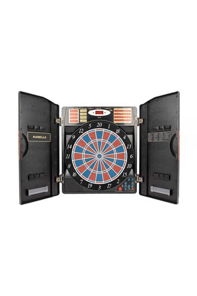 Pusula Oyun Profesyonel Elektronik Dart Tahtası Kabinli Karella Dart Cb-90