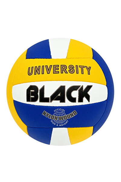 BLACK University No 5 Voleybol Topu - 4 Katmanlı - 276 Gram - 18 Parça - El D...