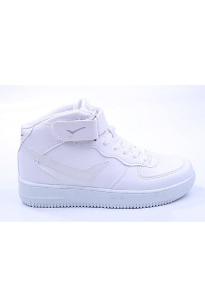 Lambırlent Alb - 2185 Pantofi sport cu talie înaltă unisex (femei-bărbați).