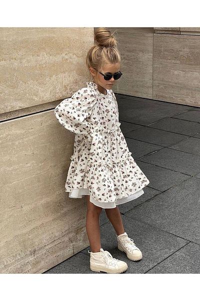Lolliboomkids Συναγερμός τάσης για κορίτσια με λουλουδάτο μοτίβο νέας σεζόν