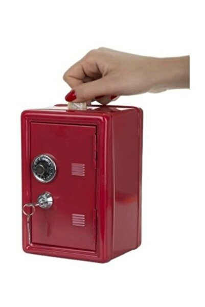 Genel Markalar Metal Para Kasası Kumbara Kilitli Şifreli Görünümlü Para Kutusu