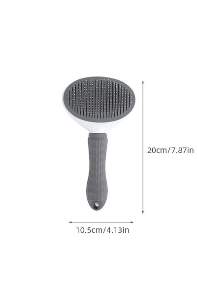 OnePets Cat Dog Large Size Hair Collection Comb with Automatic Buttons