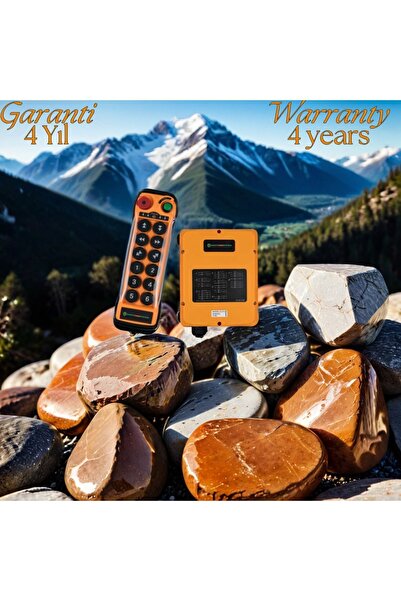 Energy Maystro Clk 12b Vinç Uzaktan Kumanda Sistemi 12 Buton Çift Hızlı 12-24...