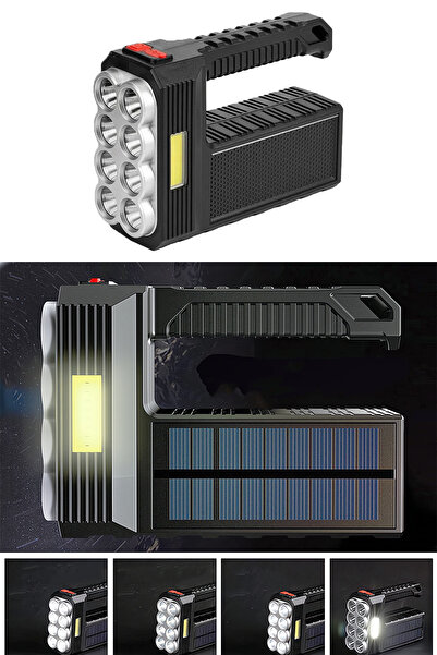 MOBEE Güneş Enerjili 8 GÖZLÜ Kamp Lambası SOLAR ve Uzun Menzilli Kamp Feneri ...