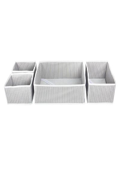 ALAS 4-Piece Drawer Organizer In-Cabinet Drawer Organizer Drawer Organizer