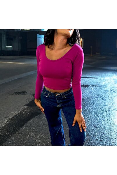 ibeeka بدلة قطنية بأكمام طويلة وياقة الأميرة باللون العنابي للموسم الجديد