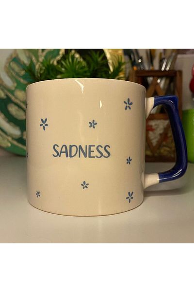 westartic Inside Out Sadness - Back Face Sadness Mug