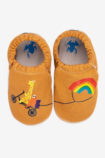 HOPFRÖG Hyper Honey Kite-Bike Mustard Barefoot Booties