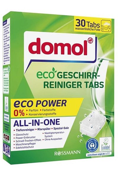 DOMOL Dishwasher Tablet Eco 30 pcs