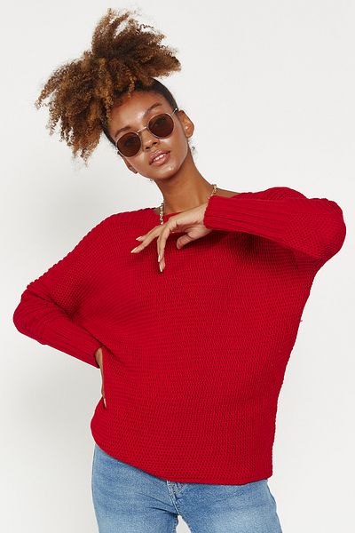 Hopoi Loose Cut Bat Sleeve Women's Sweater