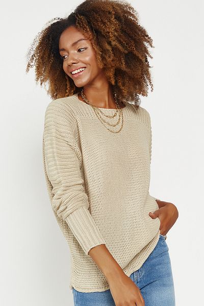 Hopoi Loose Cut Bat Sleeve Women's Sweater