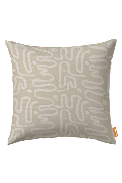 Arancione Co غطاء وسادة منقوش هندسيًا - DS2