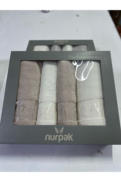 Nurpak Σετ πετσετών μπάνιου Bamboo 4 τεμαχίων