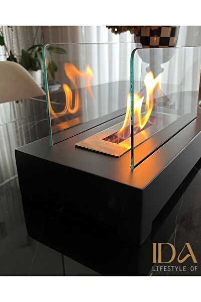 idalife Masaüstü Şömine ( Lüks Lake Boyalı ) - Bioethanol Şömine - Dekoratif ...