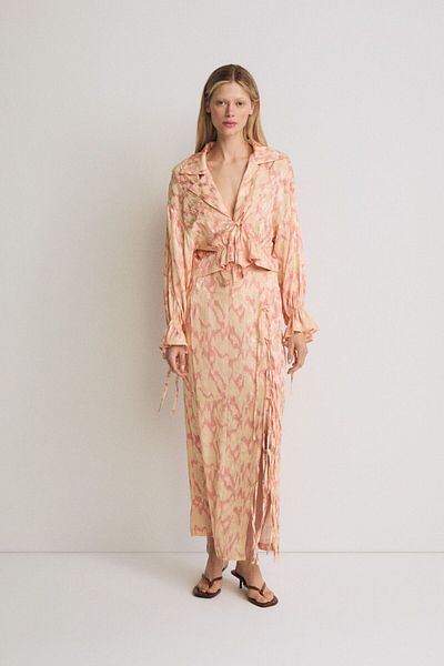 Pilea Jacquard Skirt - Patterned Design