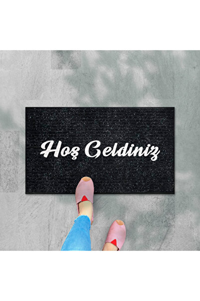 M&H Quality Balkon Ve Iç Dış Kapı Yıkanabilir Nem Alıcı Toz Alıcı Halı Kapı Önü Paspası Türkçe hoş geldiniz