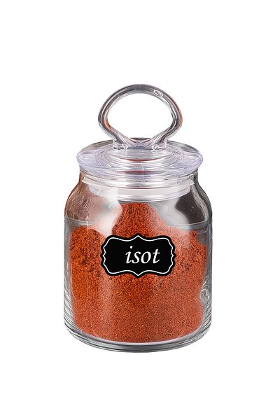 LUX ET AMOR Set of 12 Borosilicate Glass Spice Jars – Vacuum Lids, Handles, Spoons and Labels