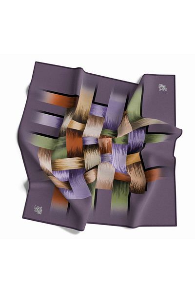 Levidor Γυναικείο Φουλάρι Twill Polyester İ13857