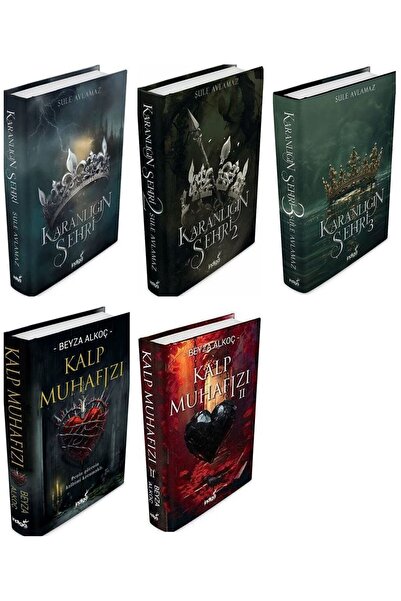 İndigo Kitap Karanlığın Şehri 1-2-3 Ciltli Şule Avlamaz - Kalp Muhafızı 1-2 B...