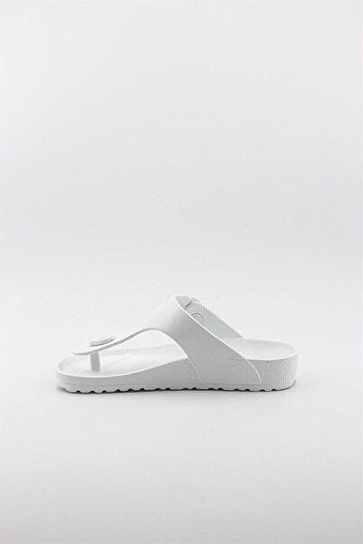 Esem White Flip Flops Eva Slippers