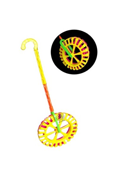 alpmodel Çıngıraklı Sürmeli Baston Eğitici Oyuncak Tekerlekli Çın Çın