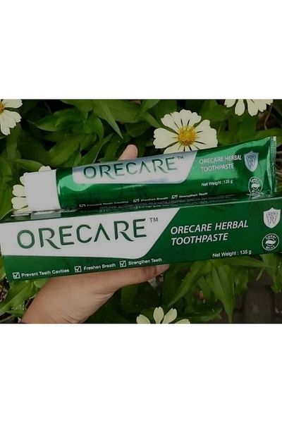 ORECARE معجون أسنان عشبي للأطفال الصغار