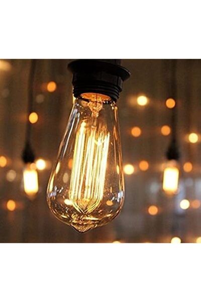Genel Markalar GENEL MARKALAR 40 Watt Flamanlı St64 Rustik Ampül