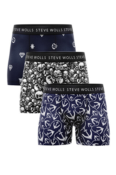 Steve Wolls Boxeri pentru bărbați cu modele mixte din 3 piese - 23656