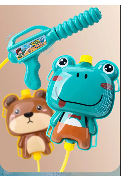 SYNOPE Sırta Takılan Çantalı Geniş Büyük Hazneli Sevimli Su Tabancası Oyuncağı Oyuncak Silah