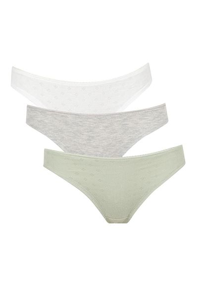 DeFacto 3 Pack Slip Panties That Will Be in Love - D1638ax24sm