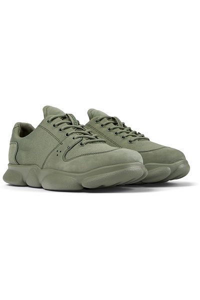 CAMPER Men's Leather and Fabric Top with Eva Outsole and Fabric Lining Suitable for Daily Use Black1 Casual