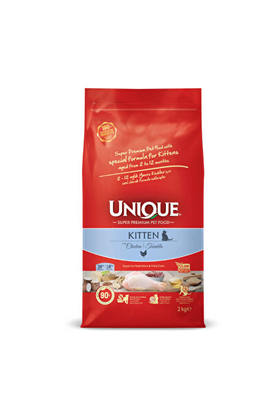 Unique Yavru Kedi (Kitten) Maması Tavuklu 2 kg